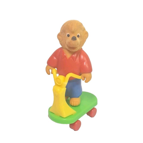 McDonald's Happy Meal Toy 1986 Berenstain Bears Brother Scooter Complete Vtg 80s - Picture 1 of 4